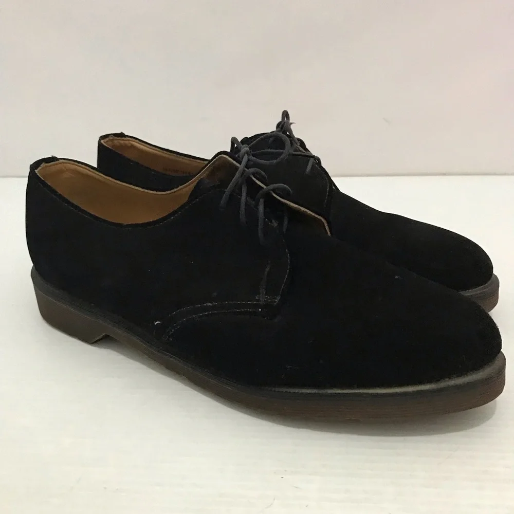 Dr. Martens made in England Black Suede Shoes Men’s Size 10